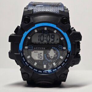 Activa Endurance X Invicta Men's Digital Watch - 54.5mm. Blue Camo (ACW435-003)
